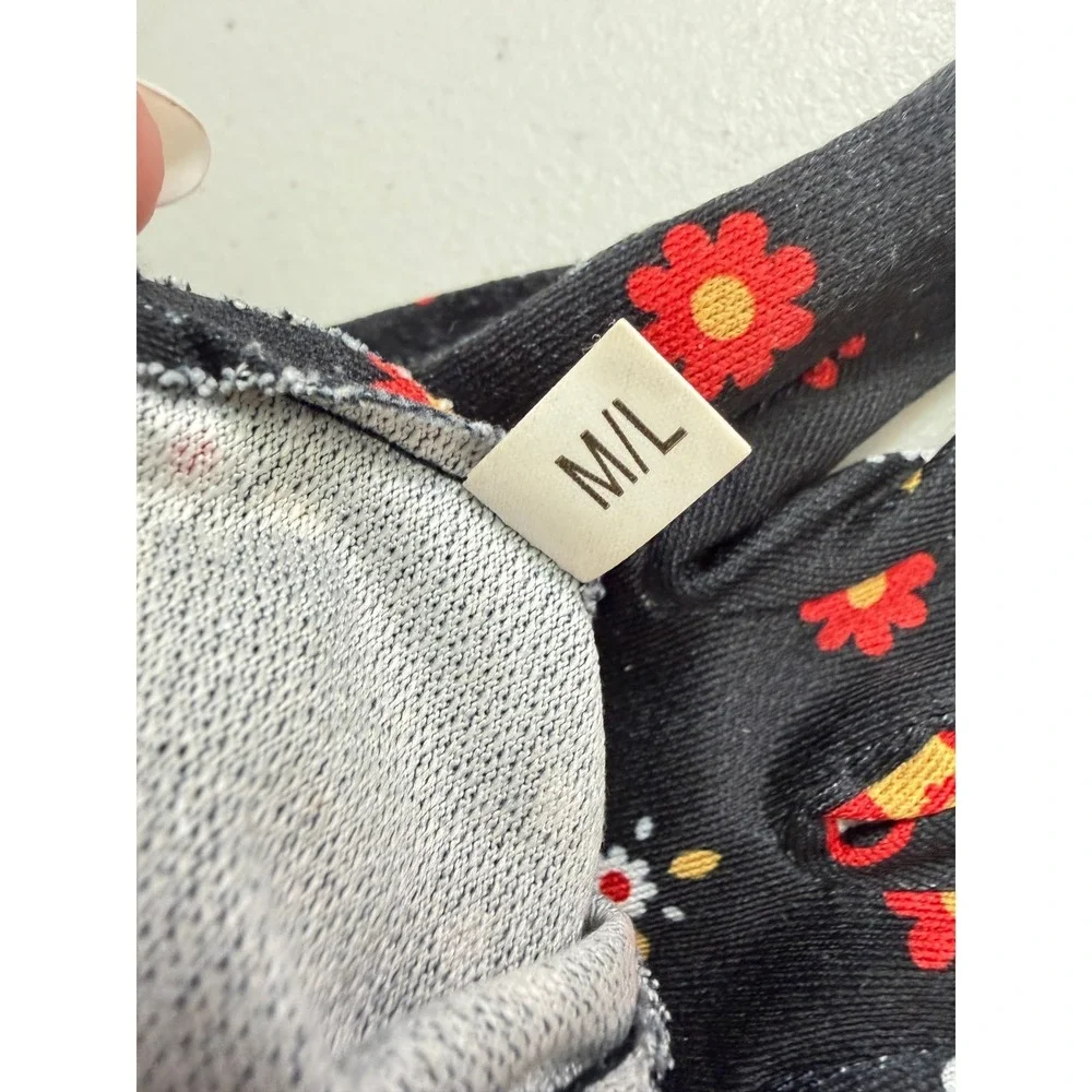 Burton Screen Grab Liner Gloves M/L Black Floral Matryoshka Doll